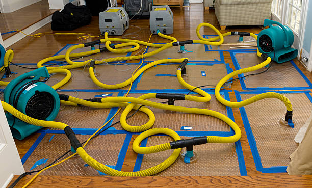 Professional Crawl Space Water Removal technician working in Lisbon, ND